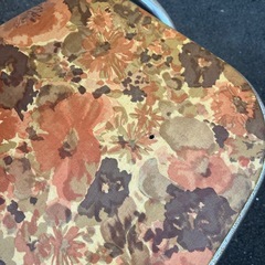 昭和レトロ ビンテージ品 花柄 チェア 椅子の画像