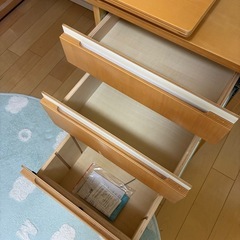 アクタス ACTUS ヴァリオ　学習机セット デスク＋ワゴン＋チェア付き ナチュラル 北欧デザインの画像