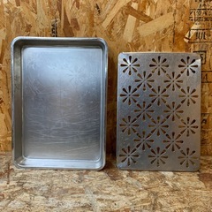 C(7617) ウォーターコランダー 3個セット ステンレス 赤川器物製作所 水切り盆 厨房用品 飲食店 店舗用 調理用品 中古の画像