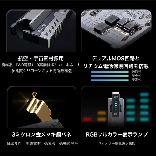 モバイルバッテリー 乾電池式 iPhone/Android対応 電池2本セット
