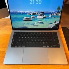 新宿区限定【手渡し】M1 Pro MacBook Pro 14インチ (16GB/512GB/英語KB) - 動作良好の画像