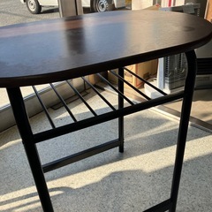 O 2510-642 Newコパジステーブル　イス2脚セット　バラ売り不可　キズ汚れ有りの画像