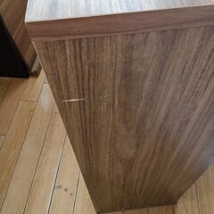 ★リユースのサカイつくば店★TK7038  収納棚 ブラウン H80×D30×W75 クリーニング済みの画像