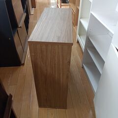 ★リユースのサカイつくば店★TK7038  収納棚 ブラウン H80×D30×W75 クリーニング済みの画像