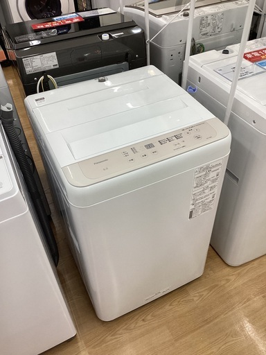 【トレファクマーケット久喜店】Panasonic　全自動洗濯機 6.0kg　2024年製