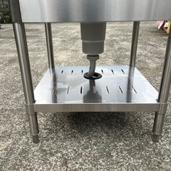 ★高さ調整可能 現状品★TANICO タニコー 業務用 1槽 シンク 流し台 バックガード付き 60x60x79(BG含94)cm★厨房 店舗用品★の画像