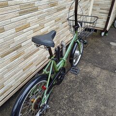 中古自転車 6段変速 20インチ LEDオートライト 軽整備済み 防犯登録対応 町田市 相模原市 MM867の画像