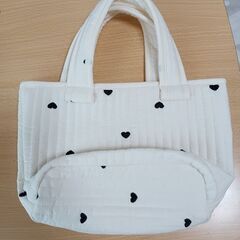 【無料でお譲りします】西松屋／ミニトートバッグの画像