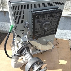 札幌市内配送可 燃焼確認済み 美品 19年製 サンポット FF式温風石油ストーブ FF-5211TL S 木造14畳/コンクリート22畳の画像