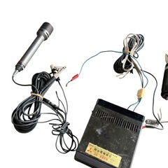 TOA CA-500 車載用アンプ National CB-32PD マイク 拡声器 DC12V 配線 まとめ売り 動作未確認の画像