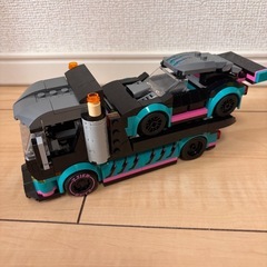 LEGO レゴ　ポリスバイク ヘリコプター トランスポーター レーシングカー セット まとめ売りの画像