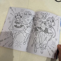 新品！キミとアイドルプリキュア　ぬりえ　ファッションコンテストの画像