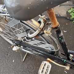 黒じて自転車の画像