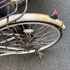 シルバーじて自転車の画像