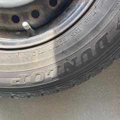 大幅値下げ！！！ 155/80R/14冬タイヤホイール2本セット　の画像