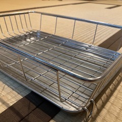 無料：ステンレスの水切りカゴの画像