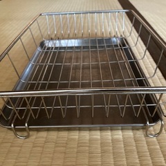 無料：ステンレスの水切りカゴの画像