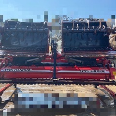 ニプロ ウイングハロー WRS3400BE リモコン 電動 開閉 作業幅3400mm Sヒッチ 適応 30～55馬力 折畳み 代掻き 中古 引き取り限定の画像