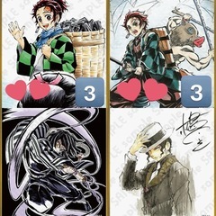 鬼滅の刃 アクリル色紙の画像