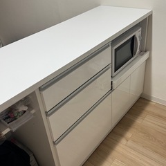 ニトリ キッチンカウンター キッチンボードの画像
