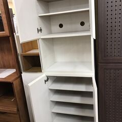 【ジャングルジャングル広陵店】家具　3枚扉　シューズボックス　ホワイト　【ジモティー特別価格！！】の画像