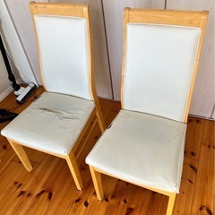 ダイニングチェア　椅子　2脚の画像