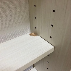 カウンター下収納 引き戸棚 幅90cm 高さ85cm スリムラックの画像