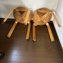 丸椅子 2脚の画像