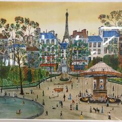 ダン・ガンドレ Dan Gandre 『エッフェル塔』 55/225 リトグラフ の画像