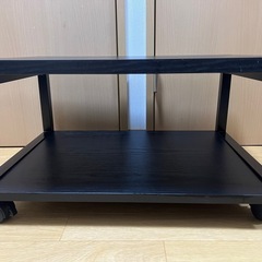 黒　美品　
テレビ台の画像