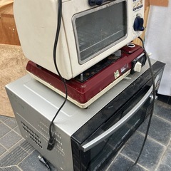 電子レンジ、ガスコンロなど差し上げますの画像