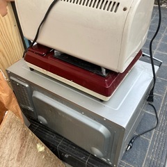 電子レンジ、ガスコンロなど差し上げますの画像