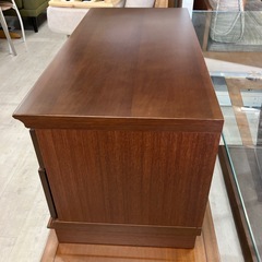 maruni 2段ローチェストブラウン【トレファク堺福田店】の画像