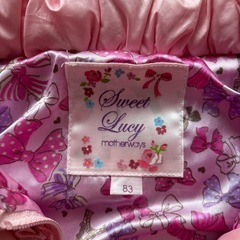 マザウェイズ 中綿ベスト 80 12-16ヶ月　ピンク　ベスト　秋の画像