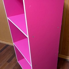 ピンクのカラーBOXの画像