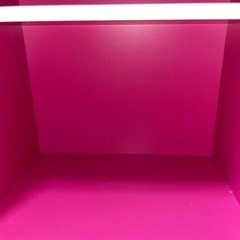 ピンクのカラーBOXの画像
