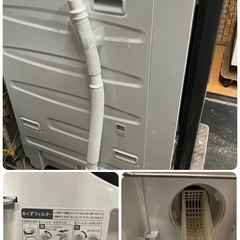 大阪引取限定　SHARP ドラム式洗濯乾燥機 ES-U111-TLの画像