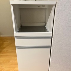 炊飯器収納棚　電子レンジボード　収納棚　ラック　キッチン収納　キッチンボードの画像
