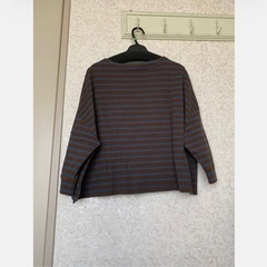 ※新品未使用　ボーダーカットソーの画像