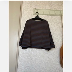 ※新品未使用　ボーダーカットソーの画像