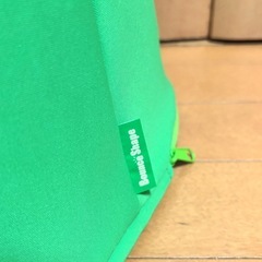 美品 ショップジャパン バウンズシェイプ グリーン 空気入れ付属 中古品の画像