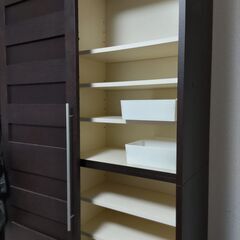 本棚　引き戸タイプの画像