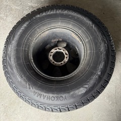 YOKOHAMA iceGUARD SUV G075 LT315/75R16 121Q スタッドレスタイヤ　　4本セット　ホイール付きの画像