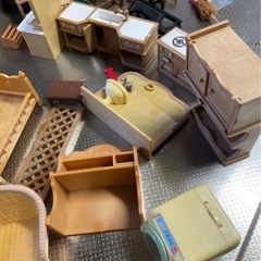 🐇シルバニアファミリー家と家具詰め合わせの画像
