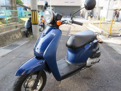 トゥデイ　ブルー　オイル・バッテリー新品　4スト　ホンダ　原付　AF61