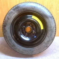 軽自動車用 T105/90D12 80M FALKENタイヤ 応急タイヤ(スペアタイヤ / テンパータイヤ) 12㌅ × 3.00B × 4穴 軽バン　軽トラックの画像