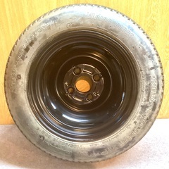 軽自動車用 T105/90D12 80M FALKENタイヤ 応急タイヤ(スペアタイヤ / テンパータイヤ) 12㌅ × 3.00B × 4穴 軽バン　軽トラックの画像