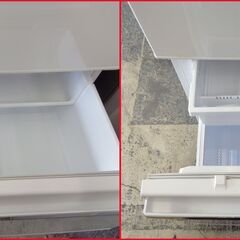 【￥30000-】三菱 330L 2017年製 自動製氷 ノンフロン冷凍冷蔵庫 MR-CX33C-Wの画像