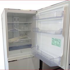 【￥30000-】三菱 330L 2017年製 自動製氷 ノンフロン冷凍冷蔵庫 MR-CX33C-Wの画像