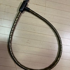 ろんロングワイヤーロック 鍵付き 金属製の画像